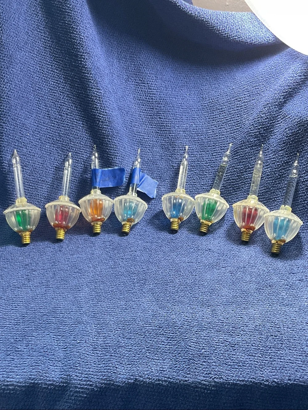 8 Vintage Bubble Christmas Lights-please read description